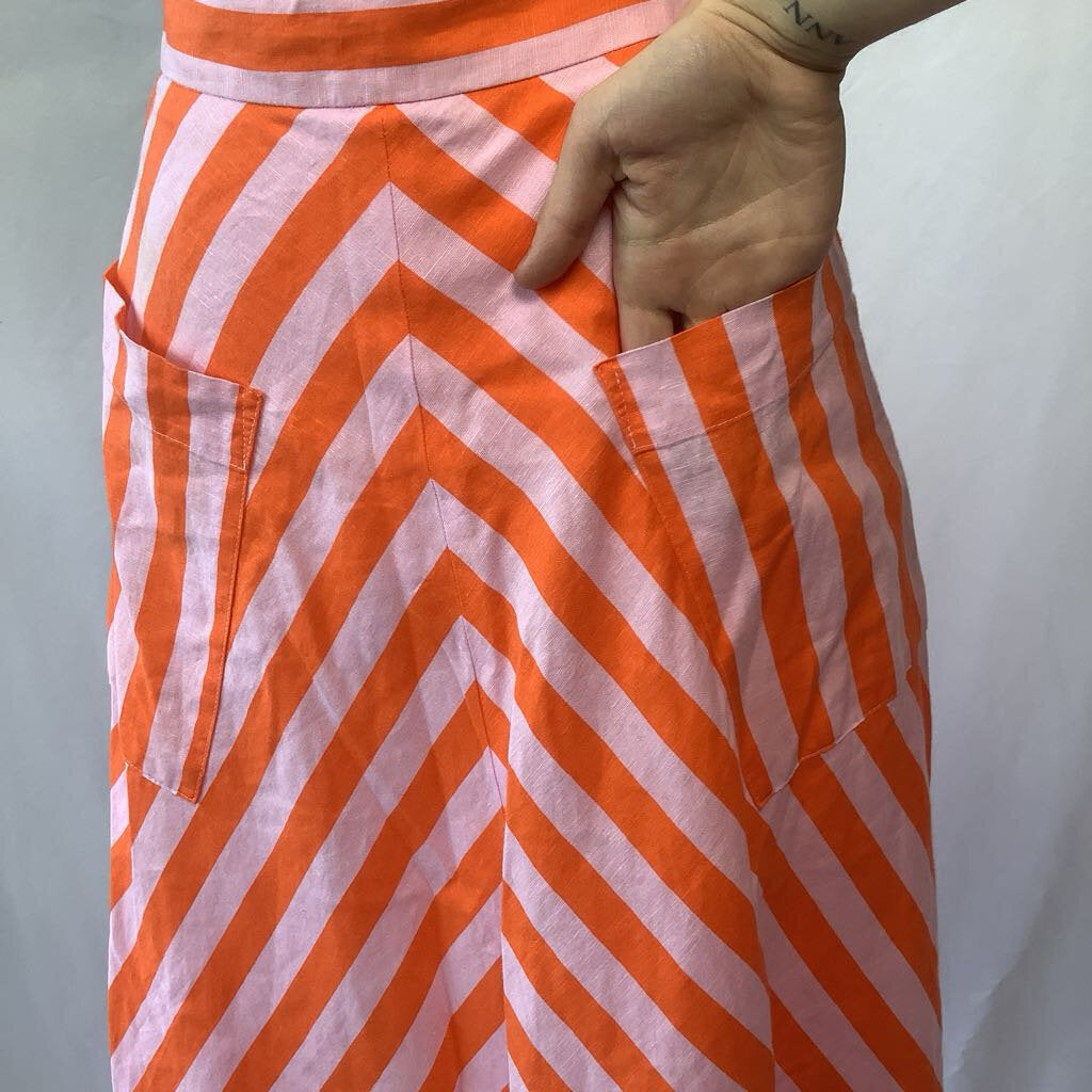 Kate Spade Stripe A-line Skirt