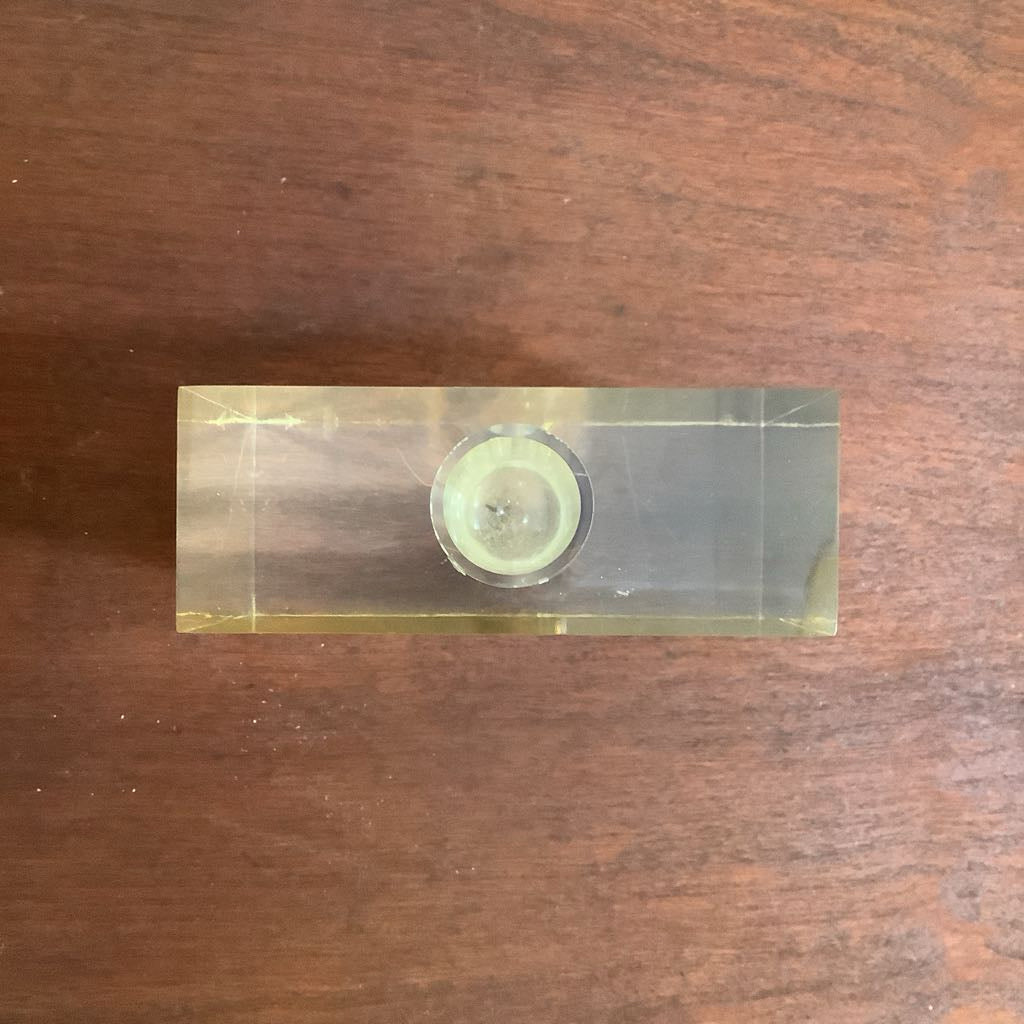 Mid Century Modern Small Lucite Bud Vase