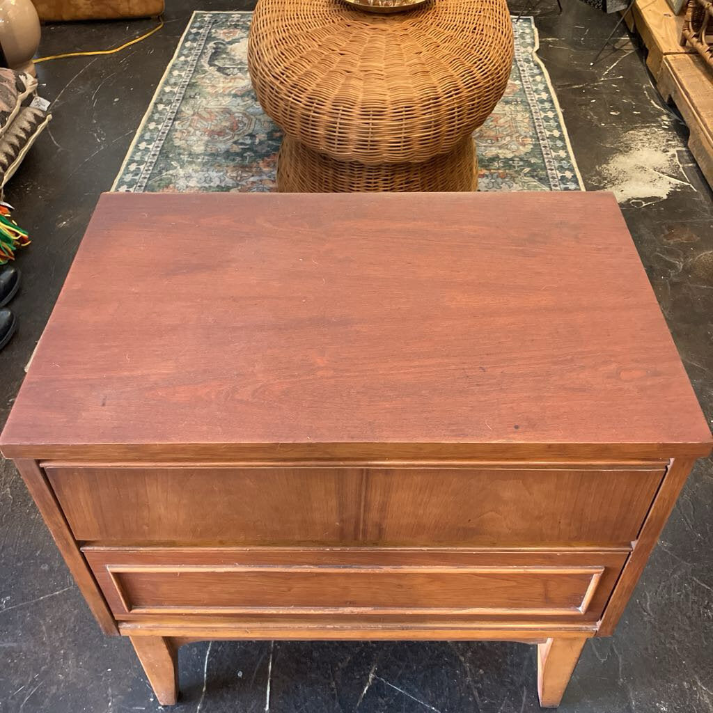 Mid Century Modern Walnut Nightstand