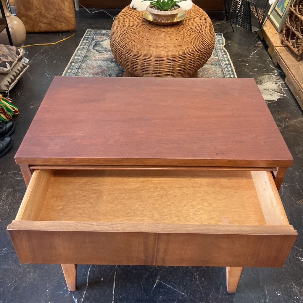 Mid Century Modern Walnut Nightstand