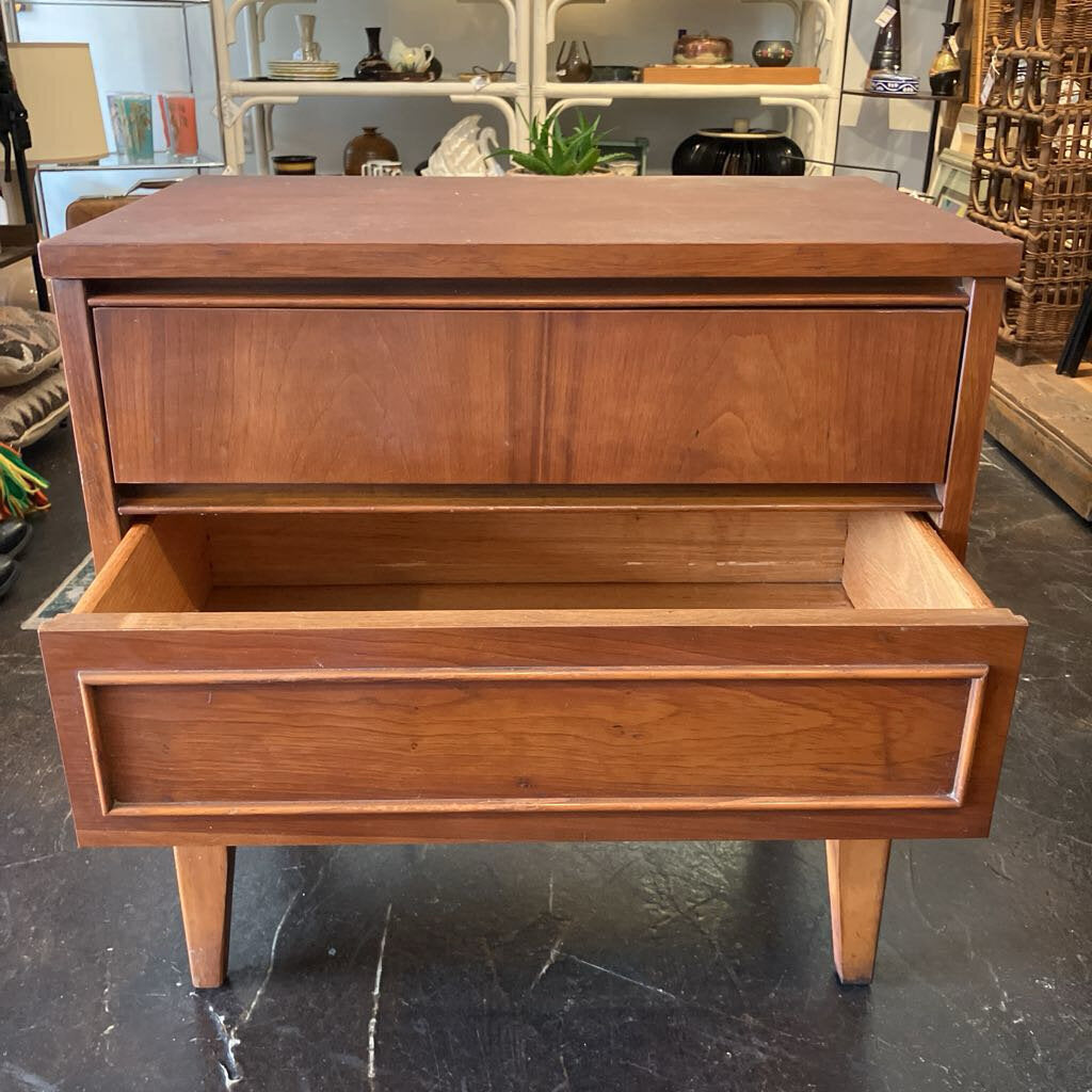 Mid Century Modern Walnut Nightstand