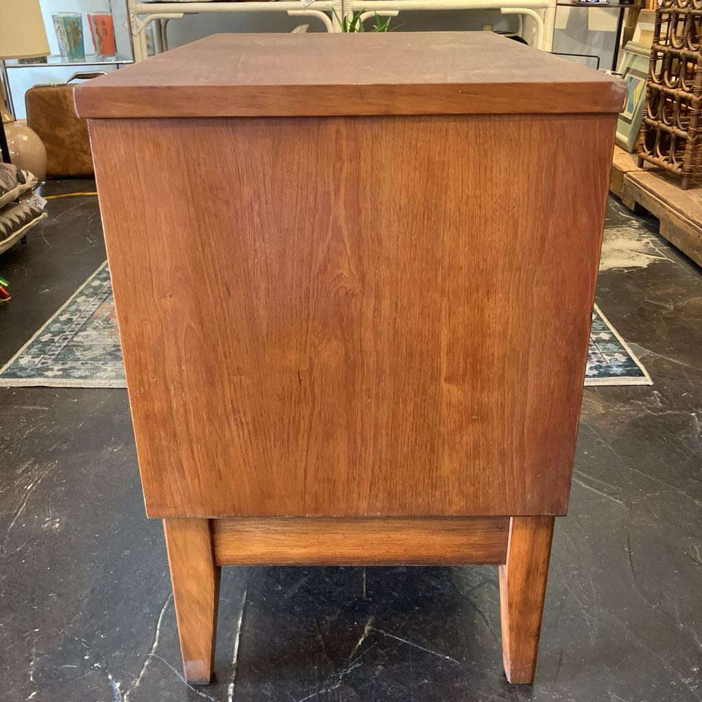 Mid Century Modern Walnut Nightstand