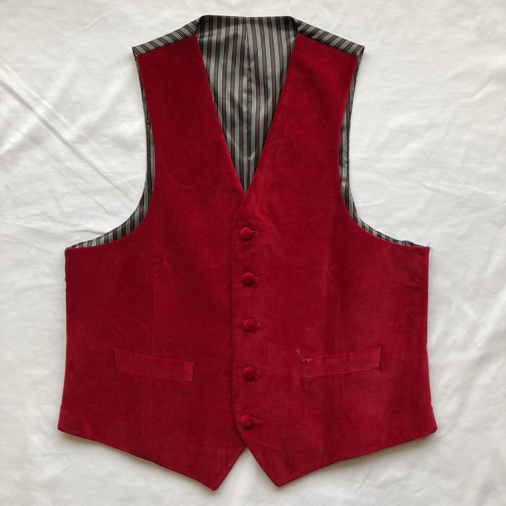 Vintage Cranberry Vest