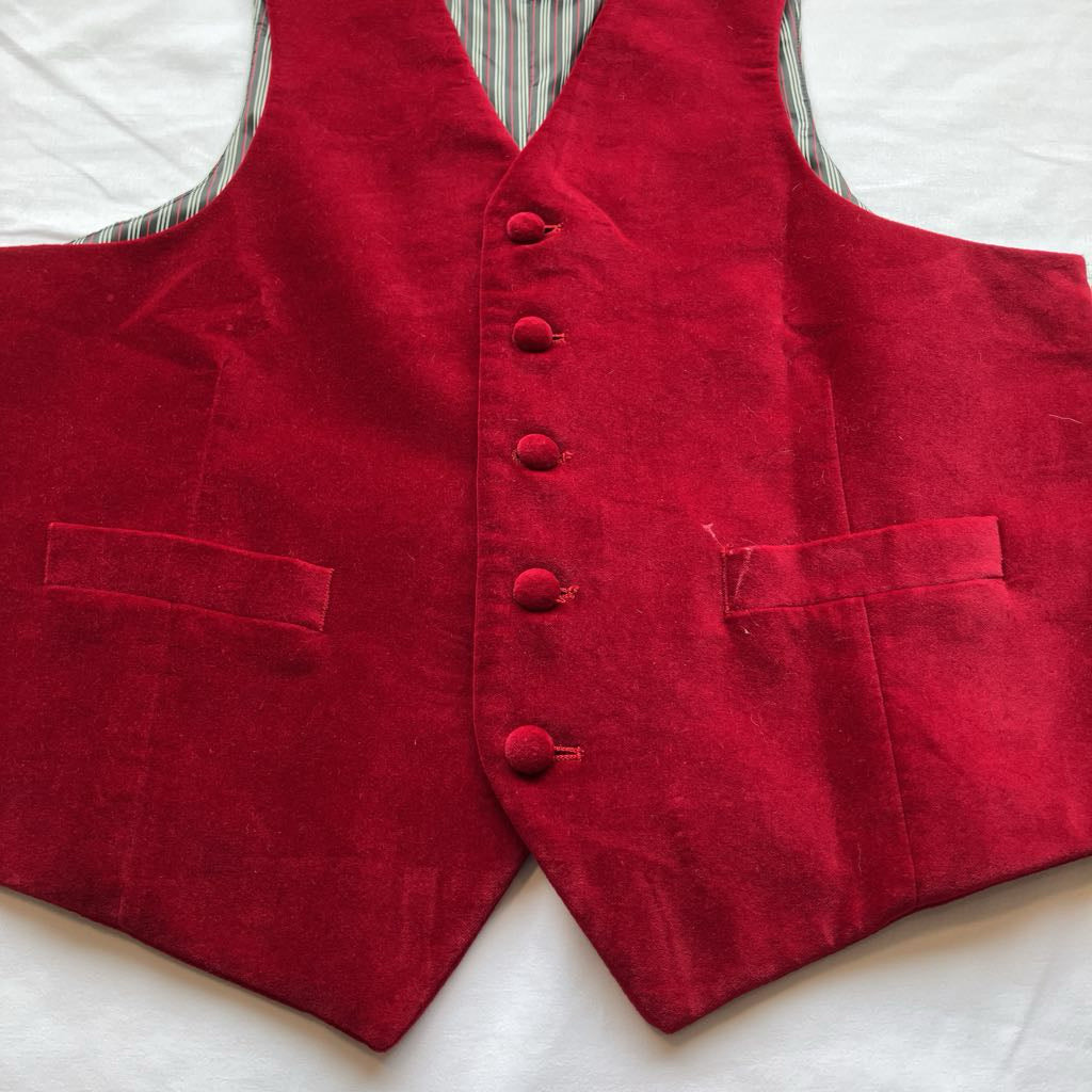 Vintage Cranberry Vest
