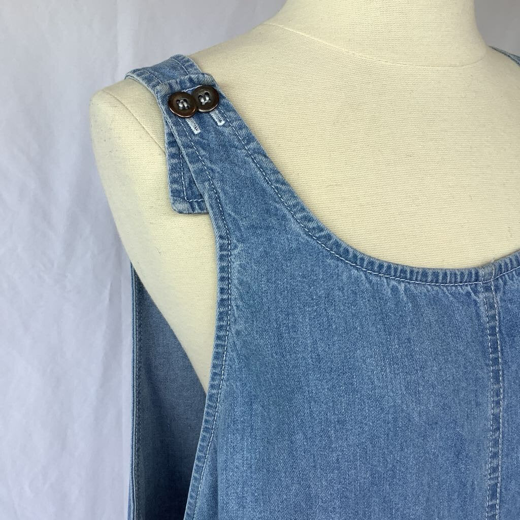80s/90s Denim Dress/Overalls