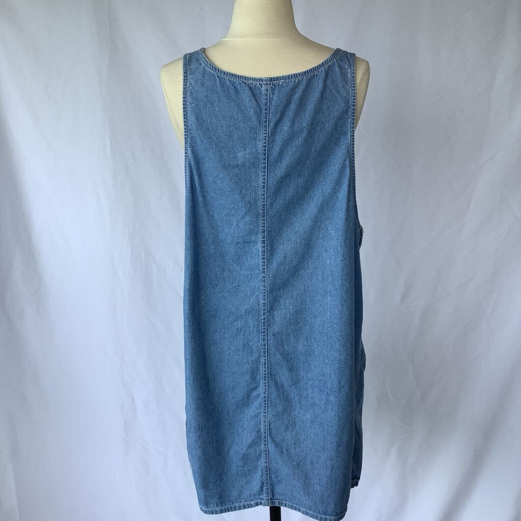 80s/90s Denim Dress/Overalls