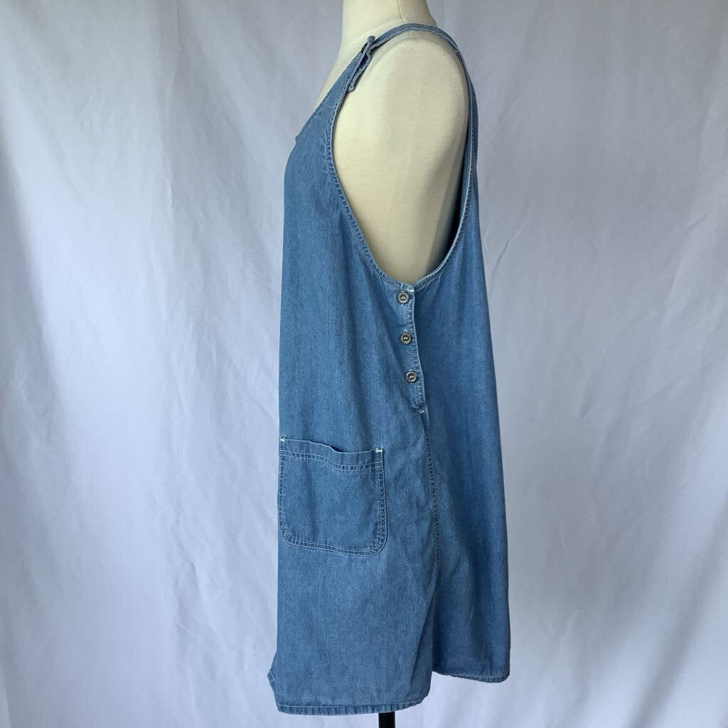 80s/90s Denim Dress/Overalls