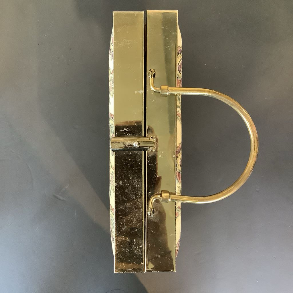 Vintage Tapestry Box Purse