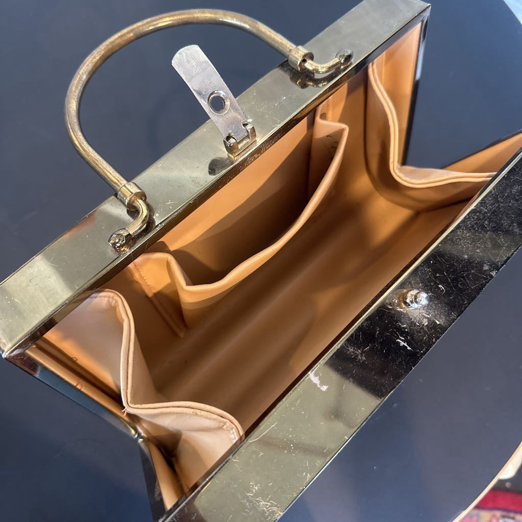 Vintage Tapestry Box Purse