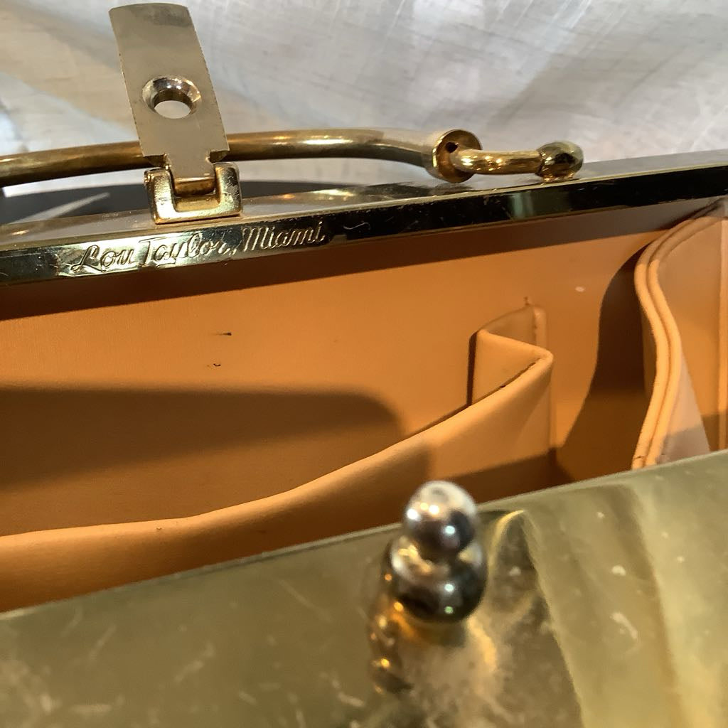 Vintage Tapestry Box Purse