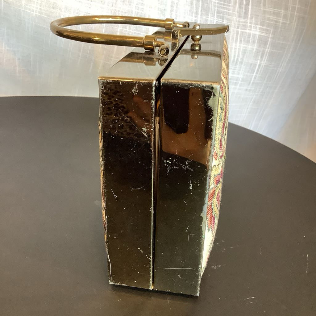 Vintage Tapestry Box Purse