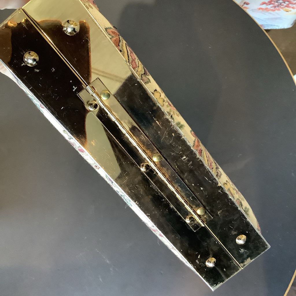 Vintage Tapestry Box Purse