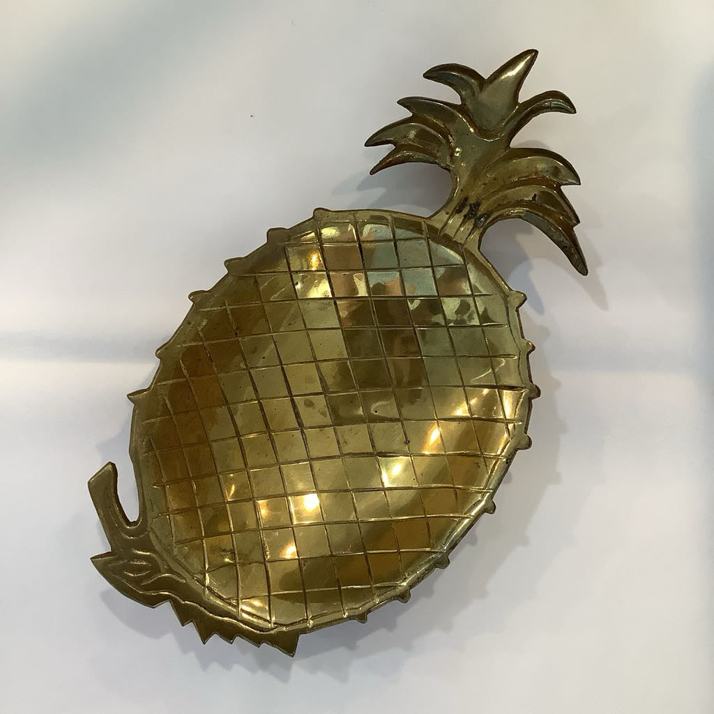Vintage Brass Pineapple Tray