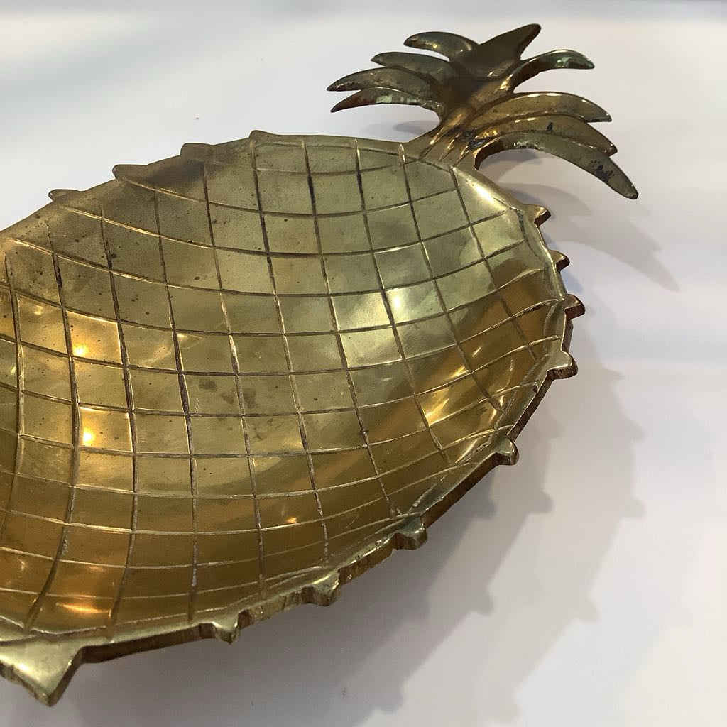 Vintage Brass Pineapple Tray