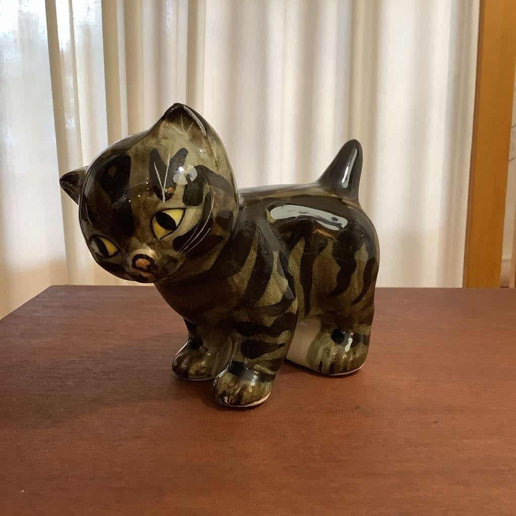 1970s Seymore Mann Tabby Cat Figurine