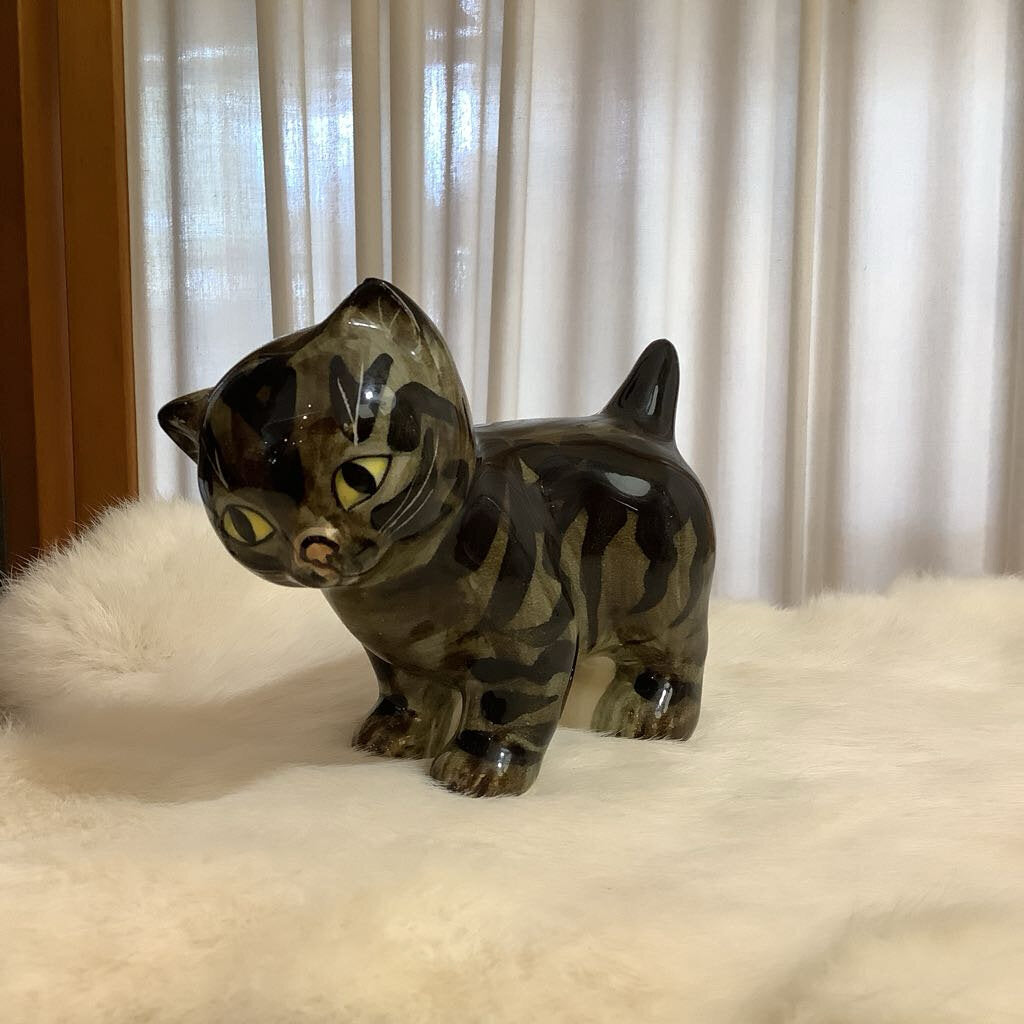 1970s Seymore Mann Tabby Cat Figurine