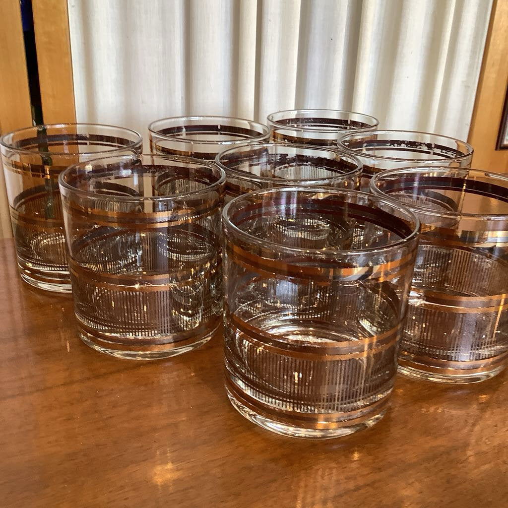 Georges Briard Vintage Lowball Glasses