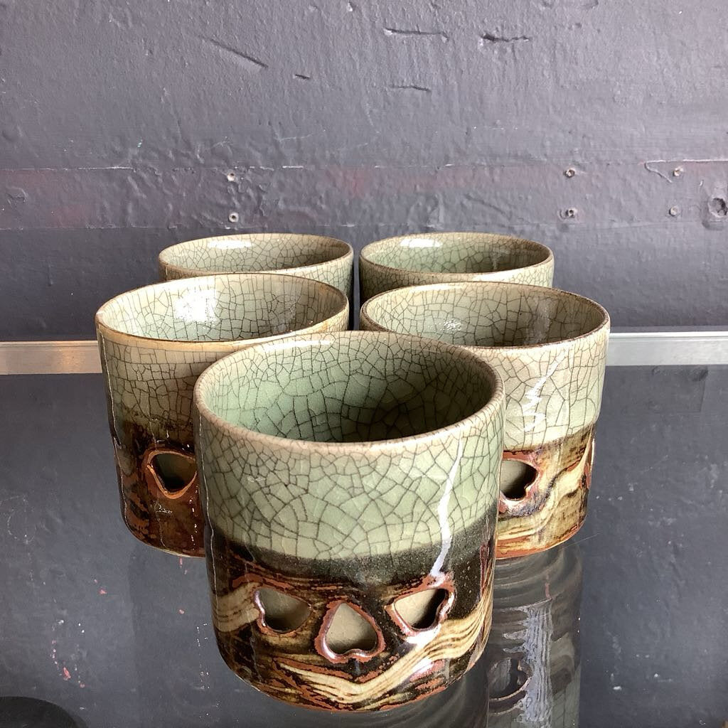Somayaki tea cups set