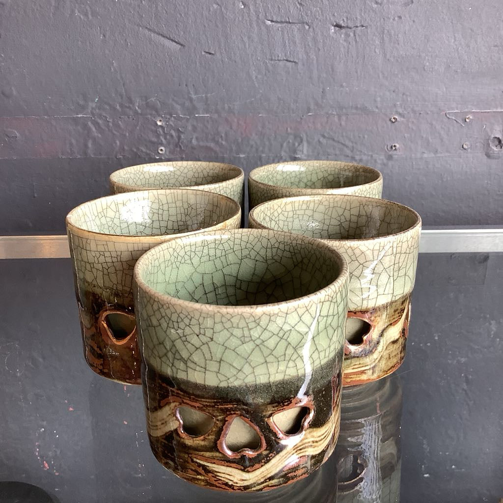 Somayaki tea cups set