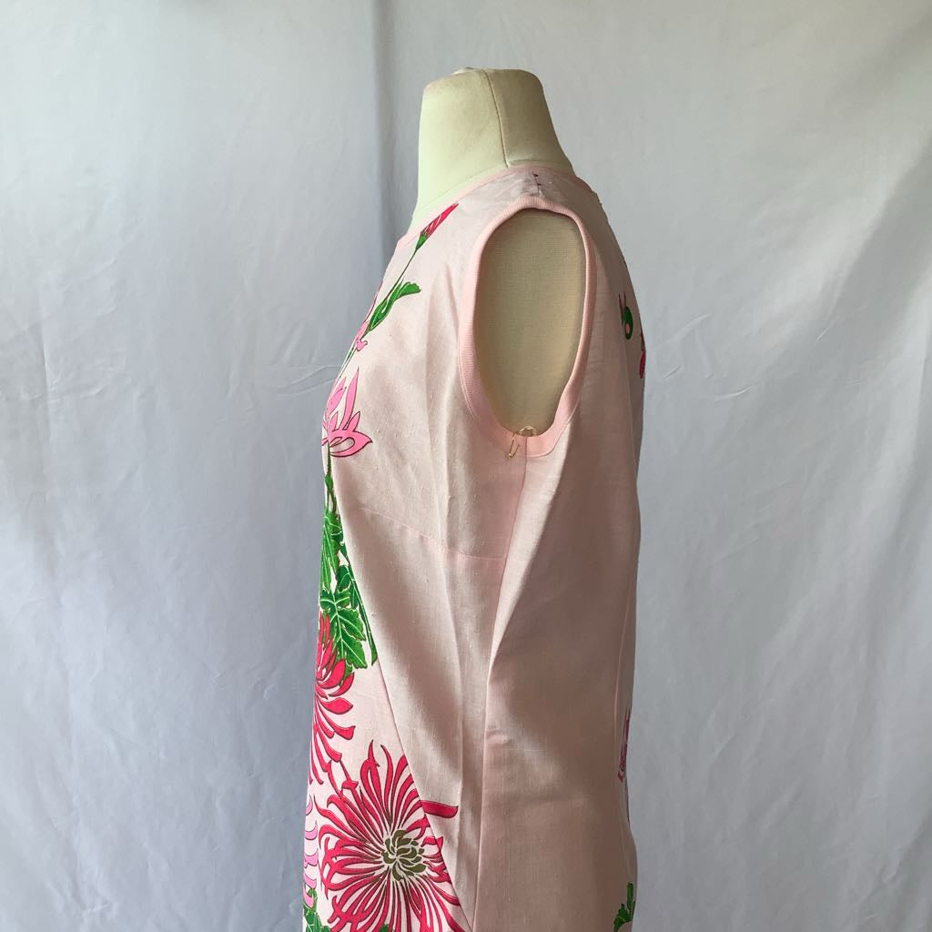 Vintage Handmade Alfred Shaheen Print Sheath