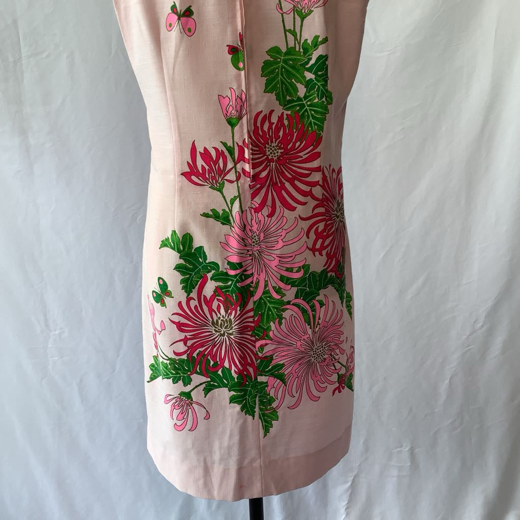 Vintage Handmade Alfred Shaheen Print Sheath