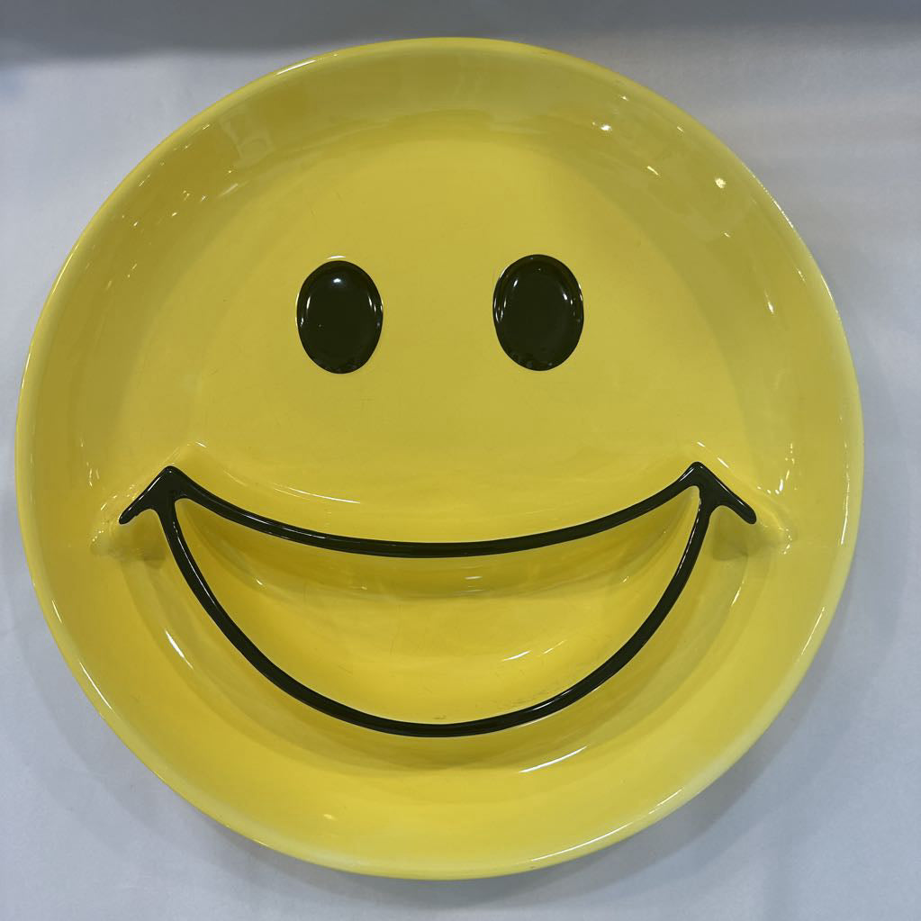 1997 Clay Art of SF Smiley Face 14" Platter