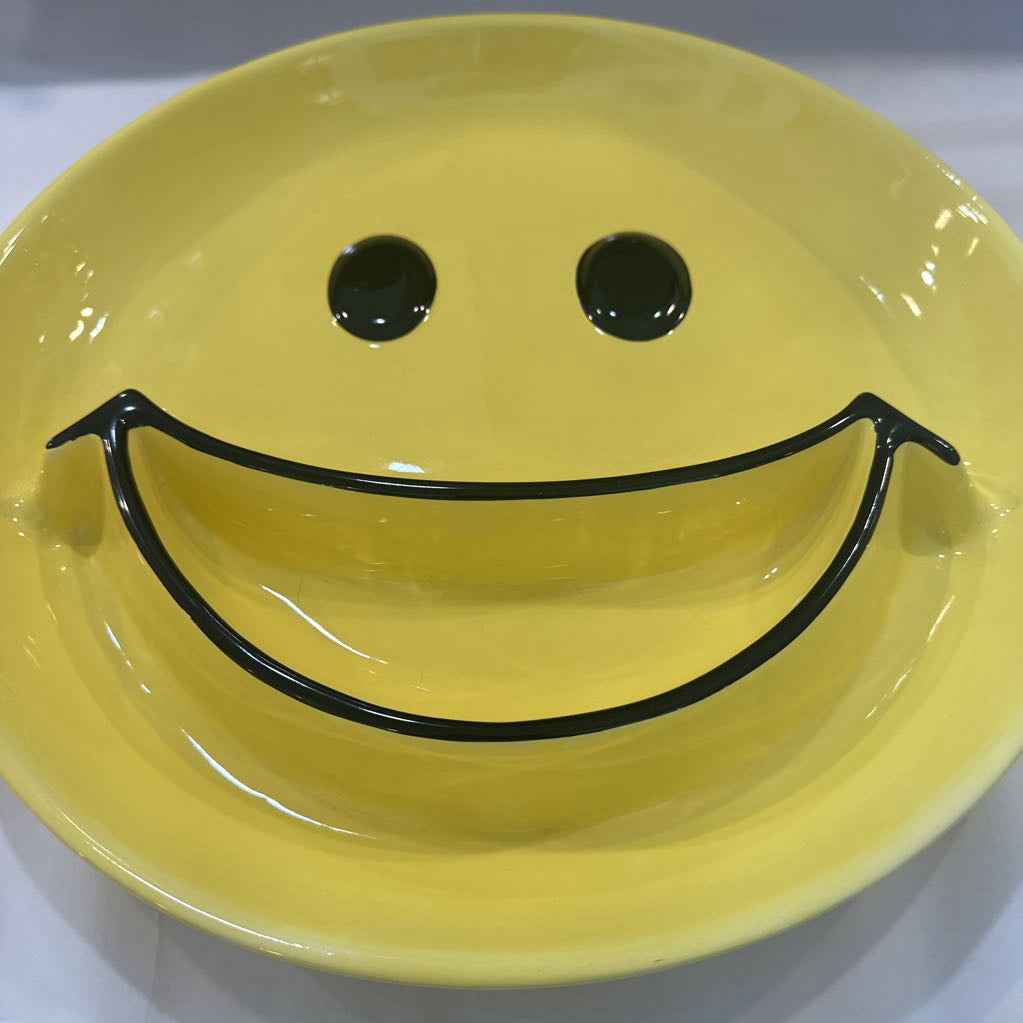 1997 Clay Art of SF Smiley Face 14" Platter