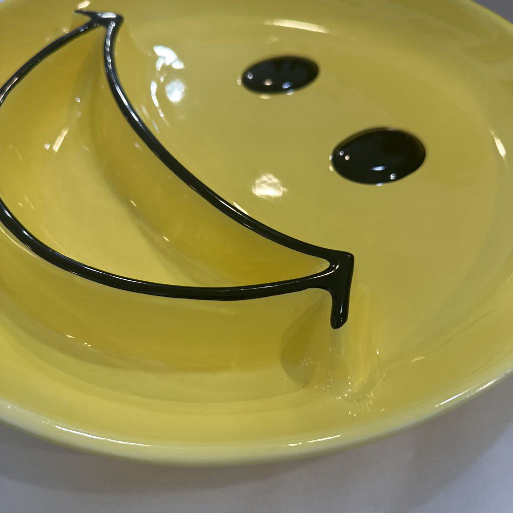 1997 Clay Art of SF Smiley Face 14" Platter