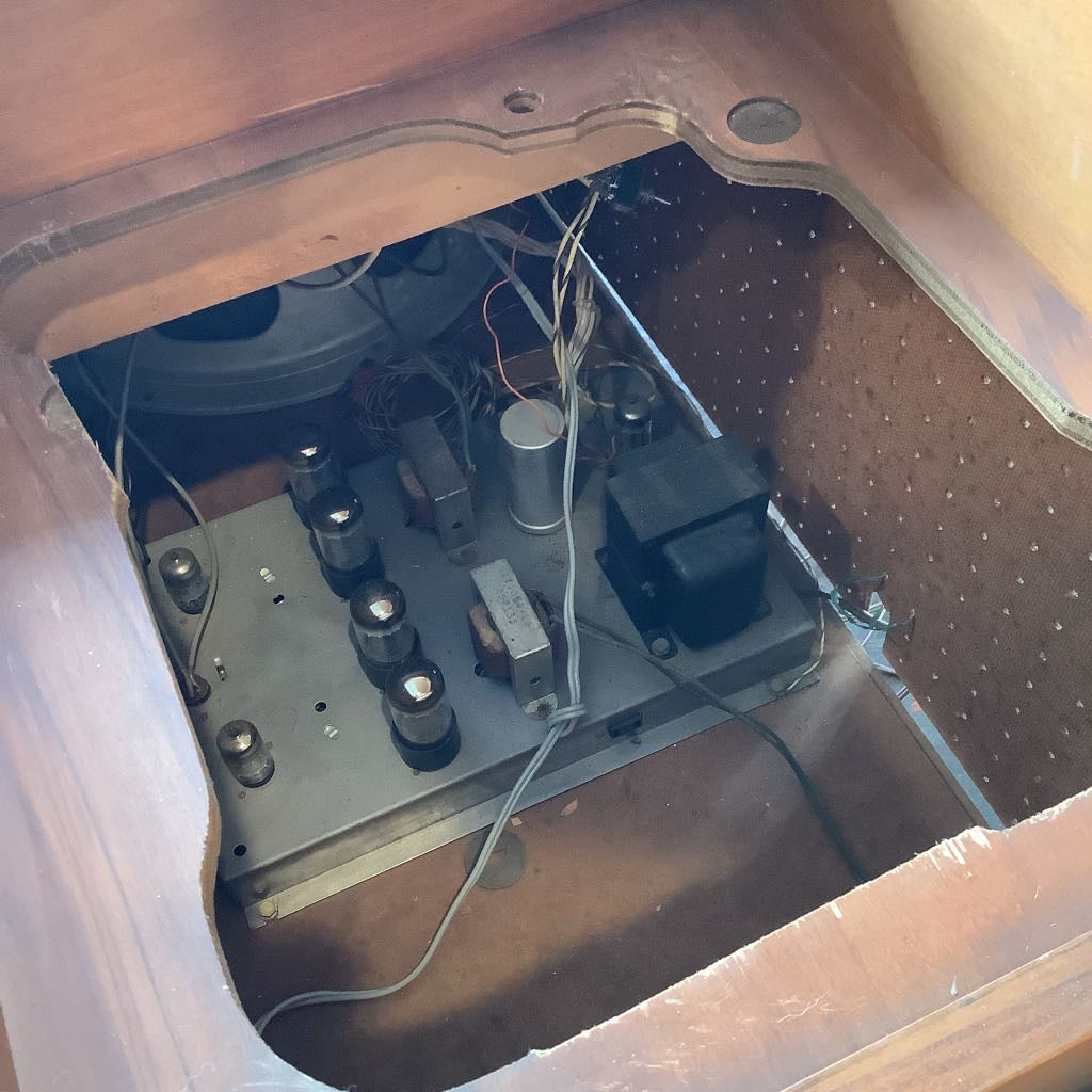 1962 Stromberg-Carlson "Young American" Tube Console Stereo in Mid Century Cabinet