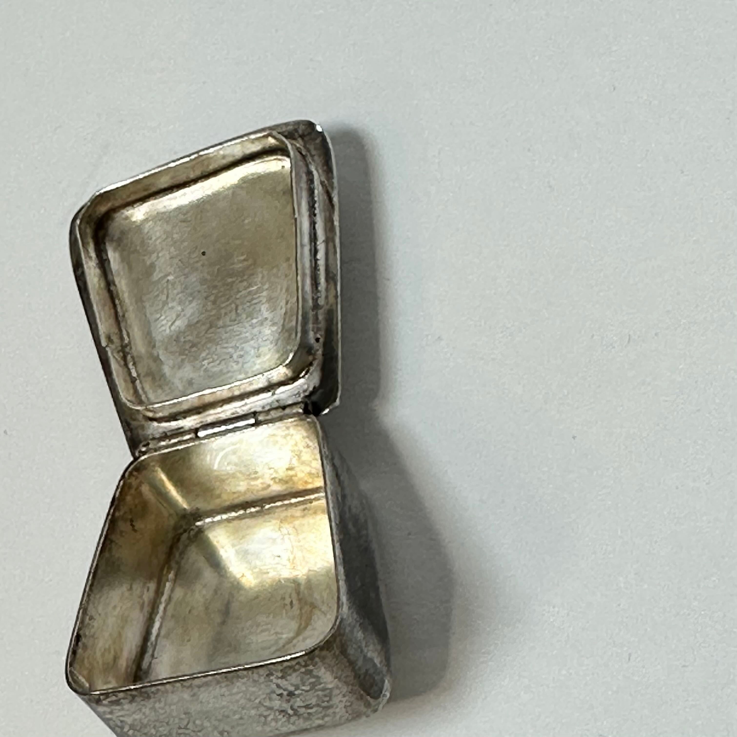 Sterling Silver Pill Box