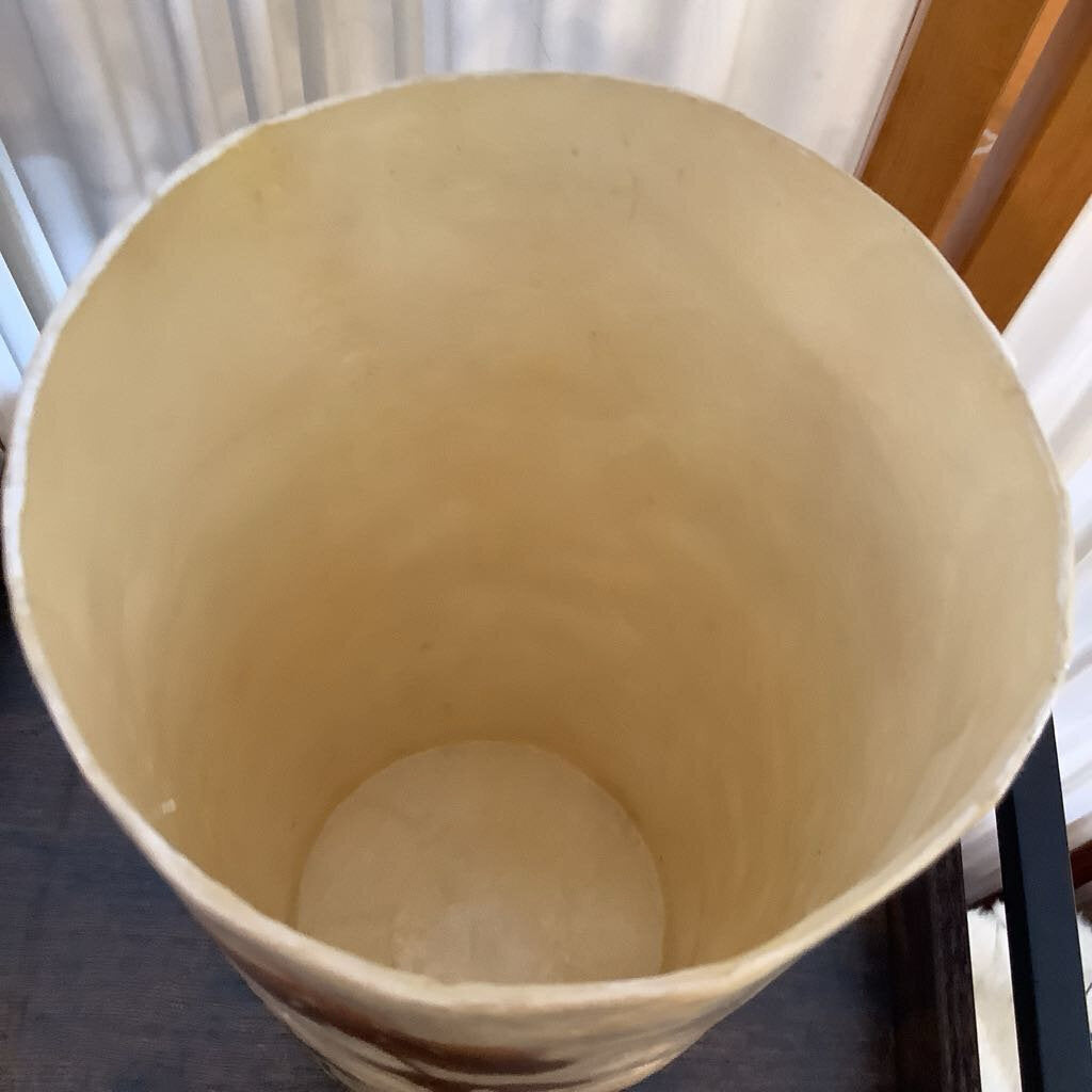 Vintage Fiberglass Floral Vase