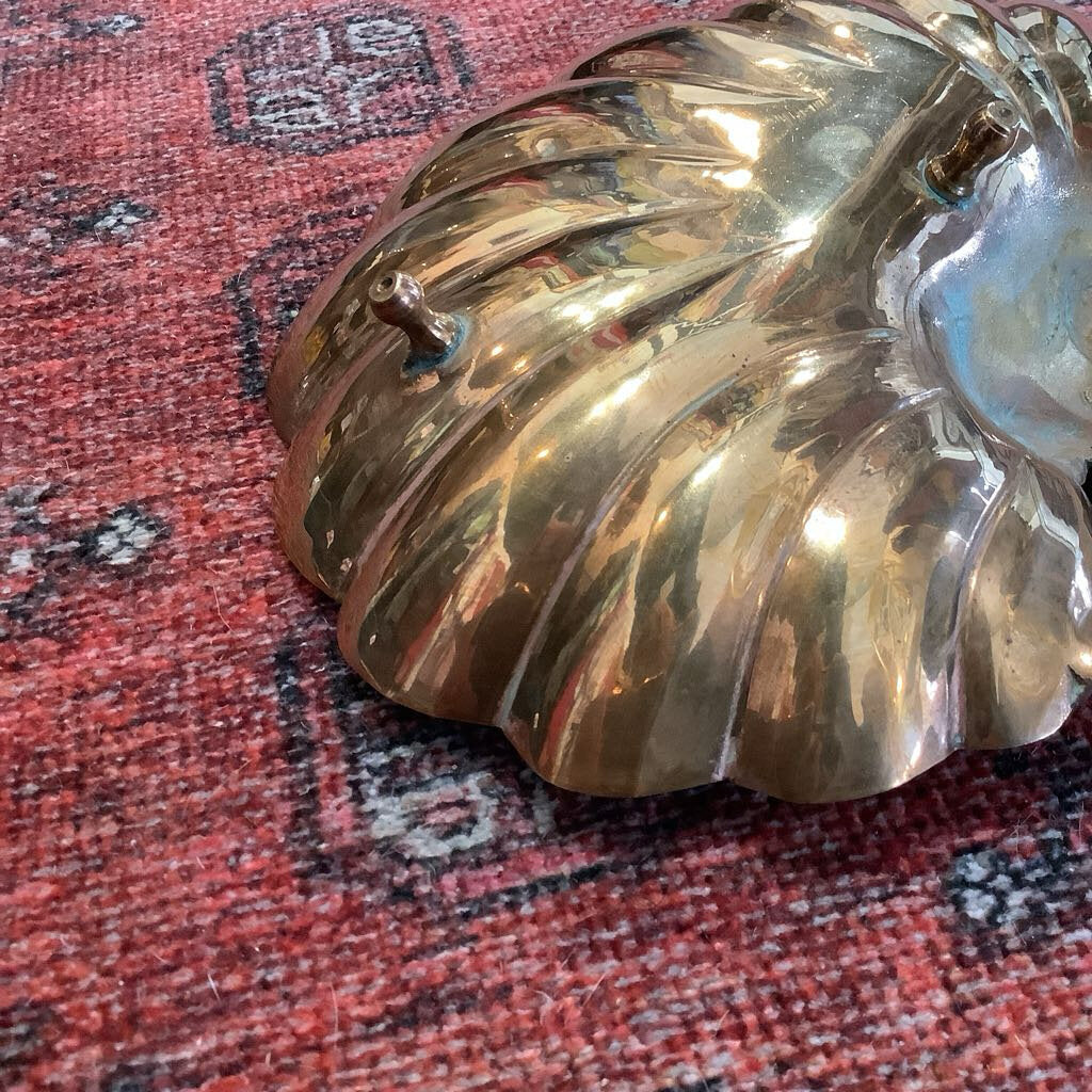 Vintage Brass Shell Dish