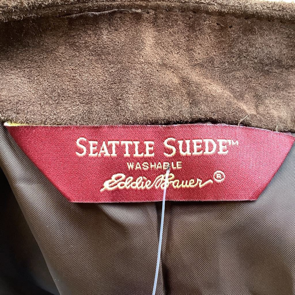 Y2K Brown Suede Skirt