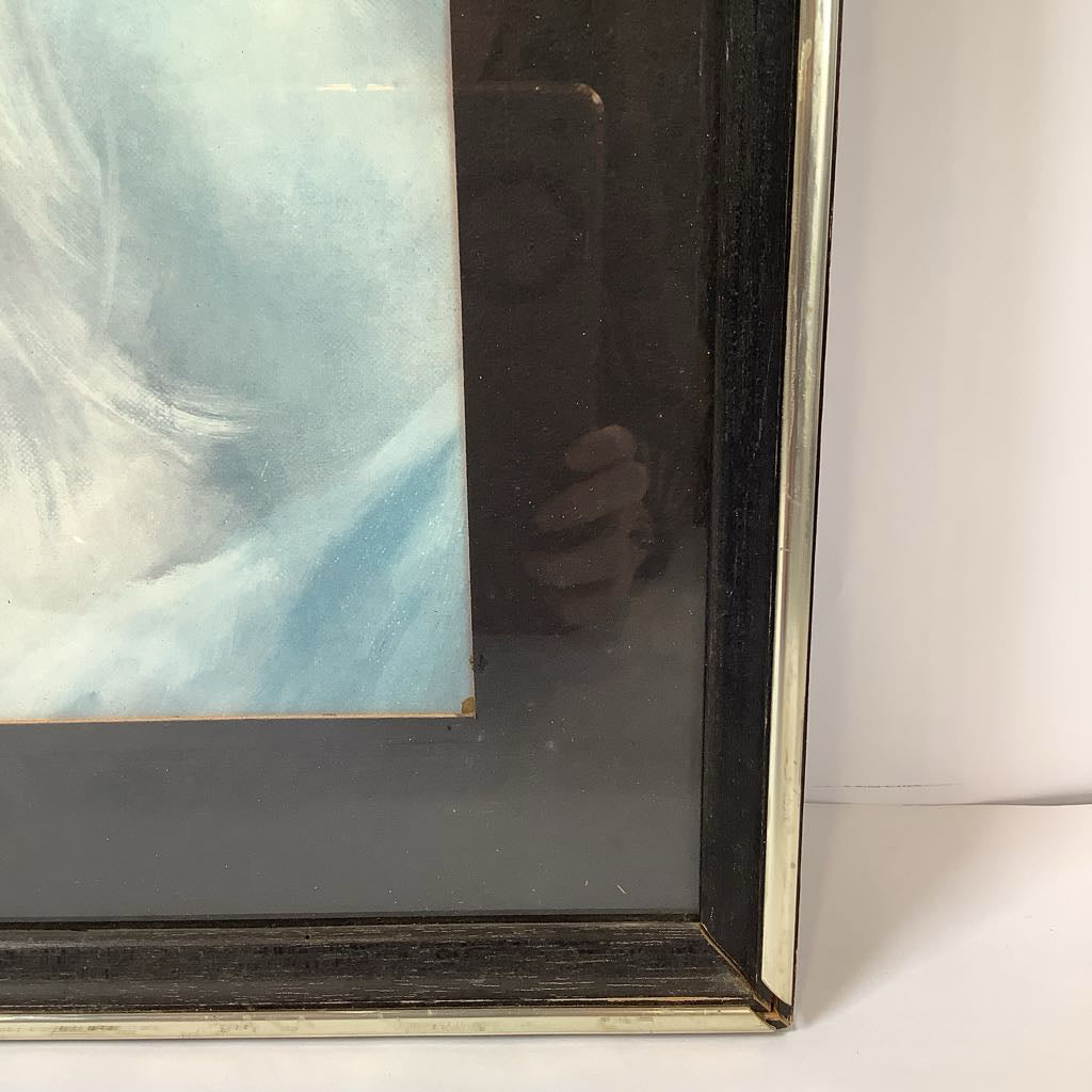 1970's Girl in Blue Portrait