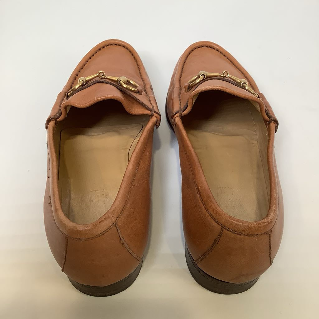 Authentic Vintage GUCCI Horsebit 1953 Loafers Tan Italian Leather