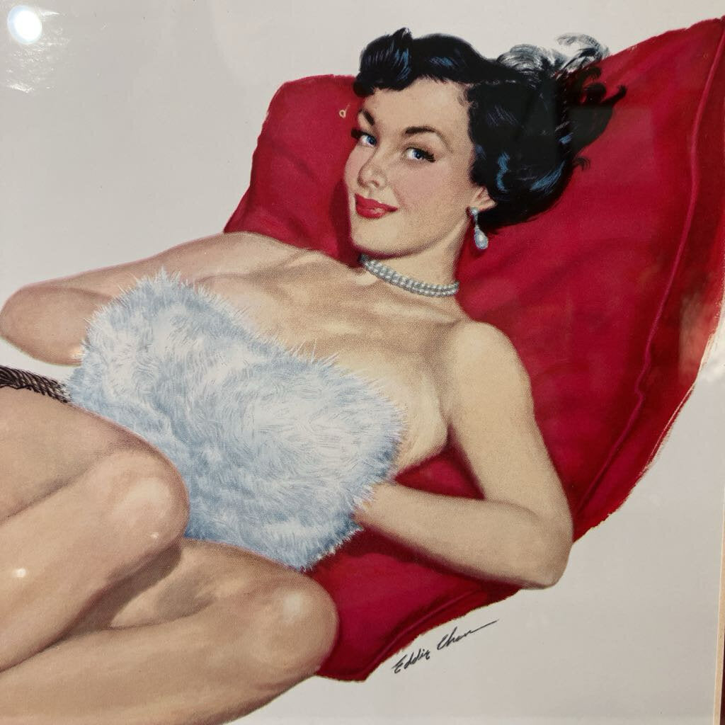Framed Esquire Magazine Calendar June 1952