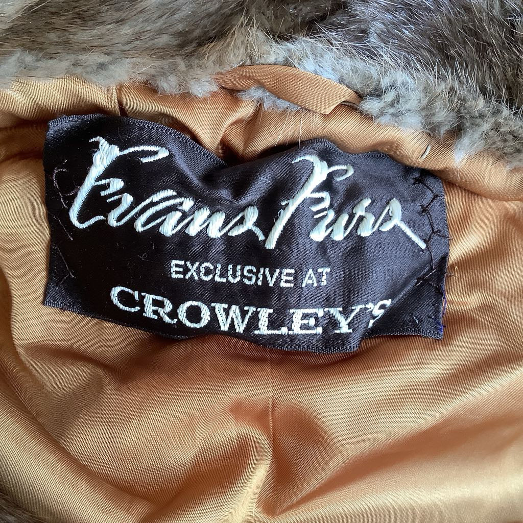 Vintage Evans Furs exclusive at Crowley's Fur Coat