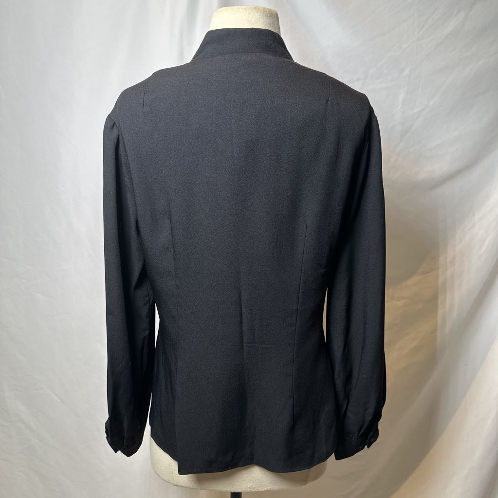 Vintage 1970s Asian Style Jacket w/ Mandarin Collar & Frog Closures