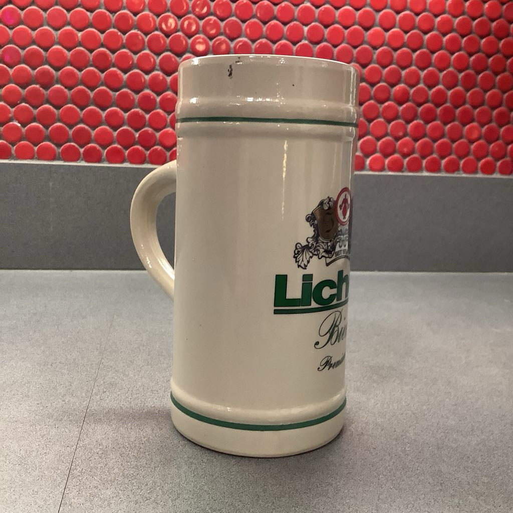 Vintage German Licher Bier Premium Beer Stein