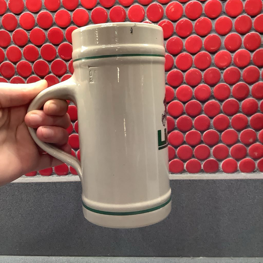 Vintage German Licher Bier Premium Beer Stein