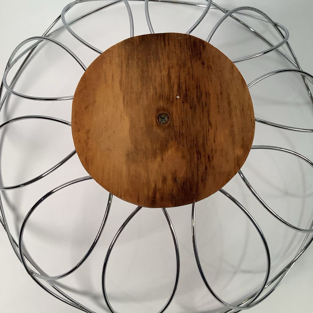 Vintage Wire and Wood Bread Basket