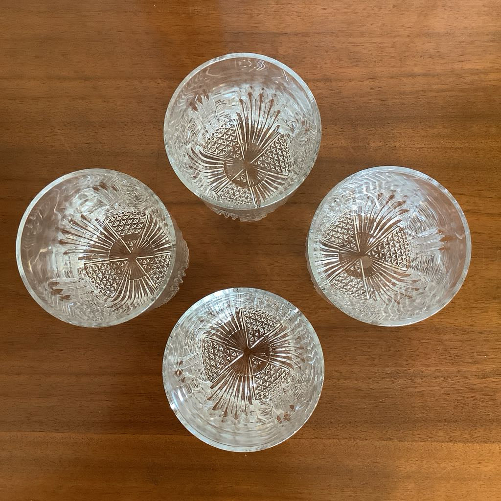 MCM Style Lowball Whisky Glasses