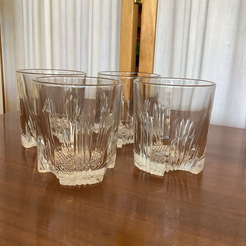 MCM Style Lowball Whisky Glasses