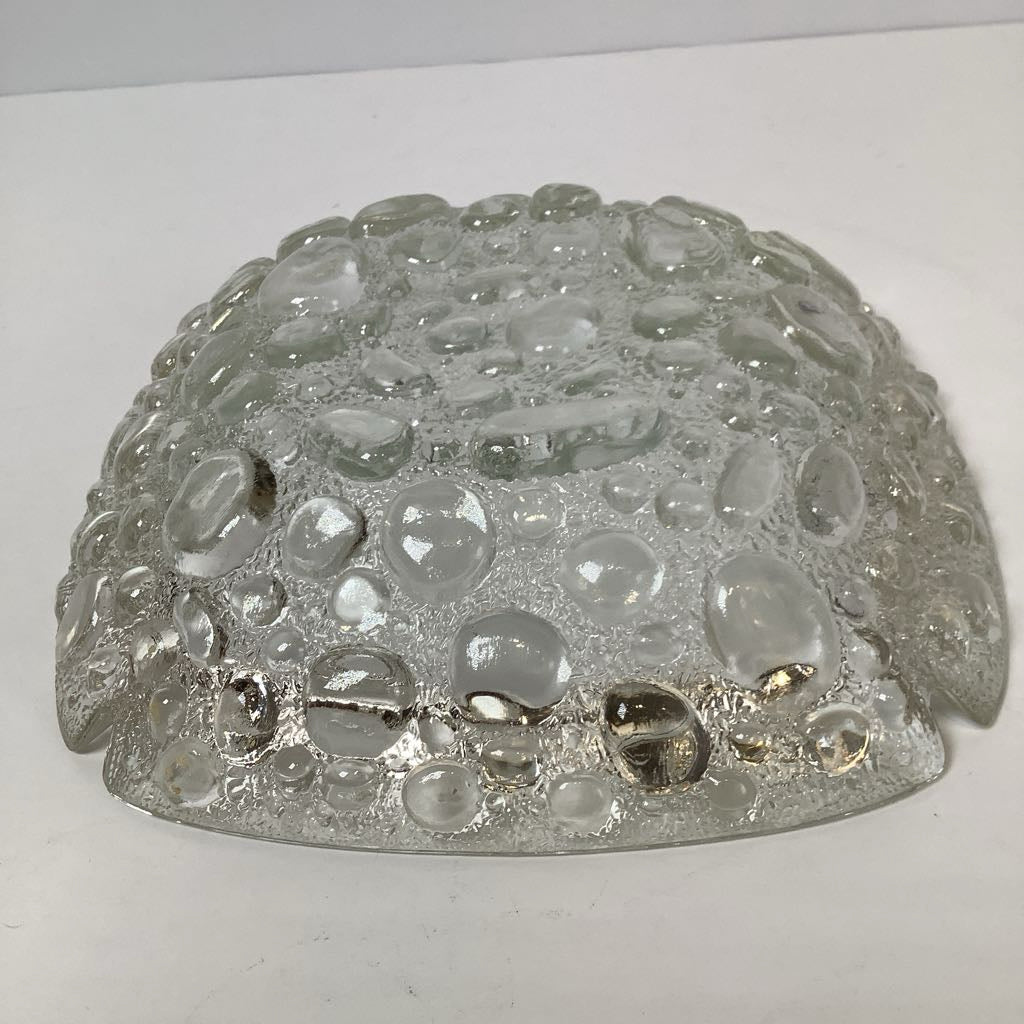 Vintage Bubble Glass Ash Tray