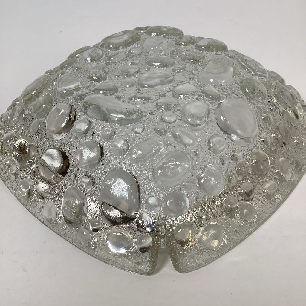Vintage Bubble Glass Ash Tray