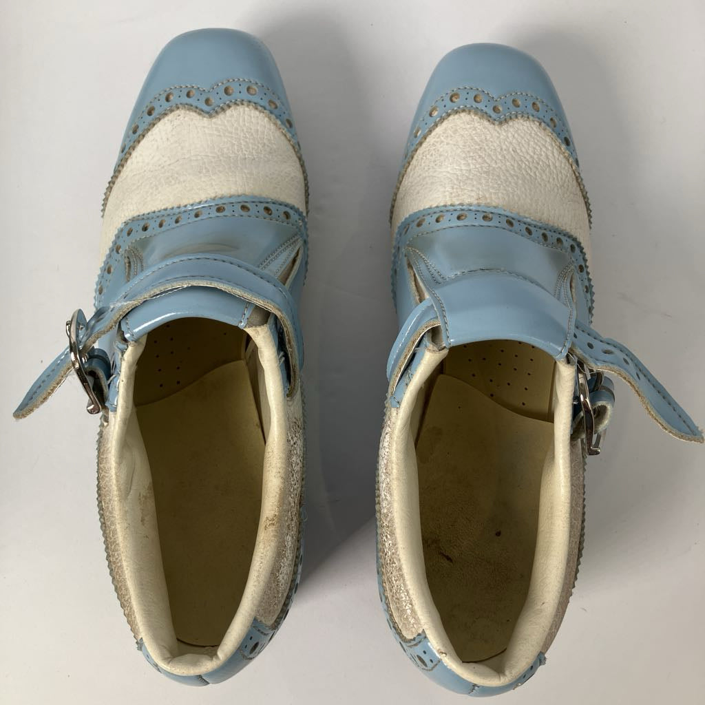 Vintage Ben Hogan Golf Shoes with Socks and Display Box