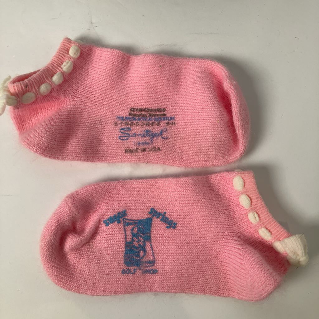 Vintage Ben Hogan Golf Shoes with Socks and Display Box
