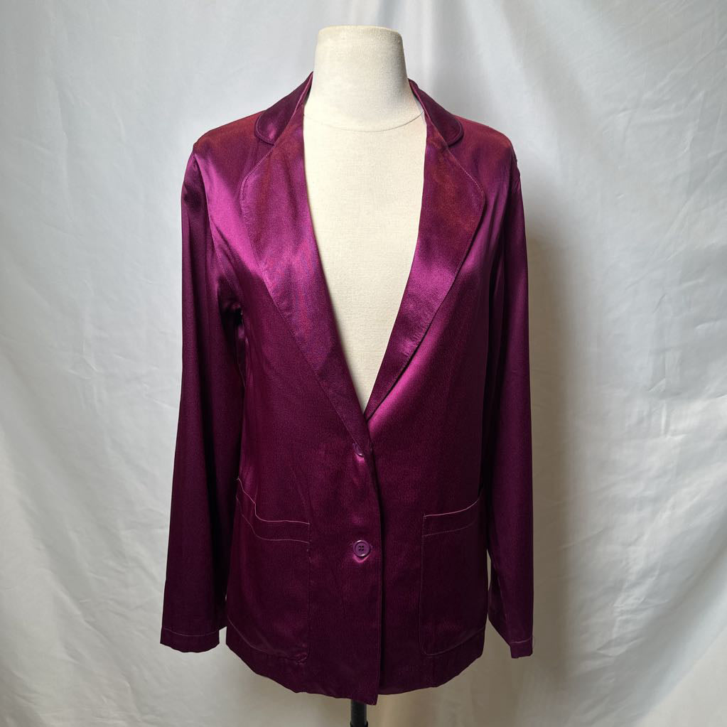 Vintage Satin Grape/Purple Jacket