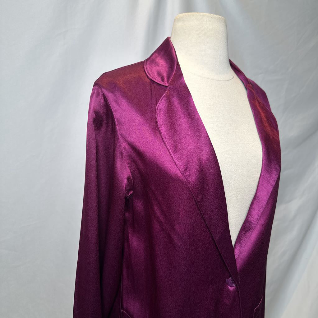 Vintage Satin Grape/Purple Jacket