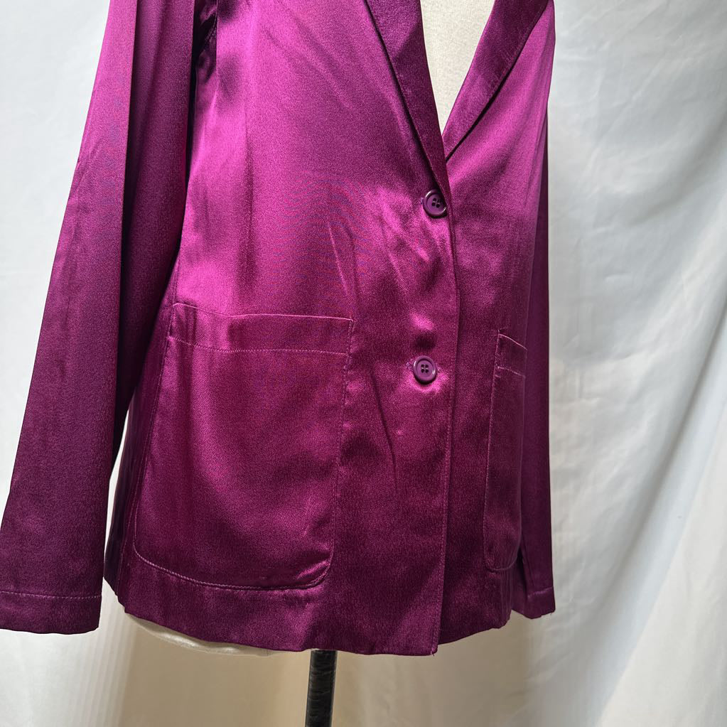 Vintage Satin Grape/Purple Jacket